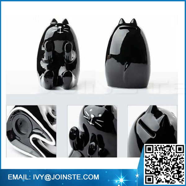 Ceramic Animal Piggy Bank Cell Phone Stand Holder Cat shaped phone holder pen holder