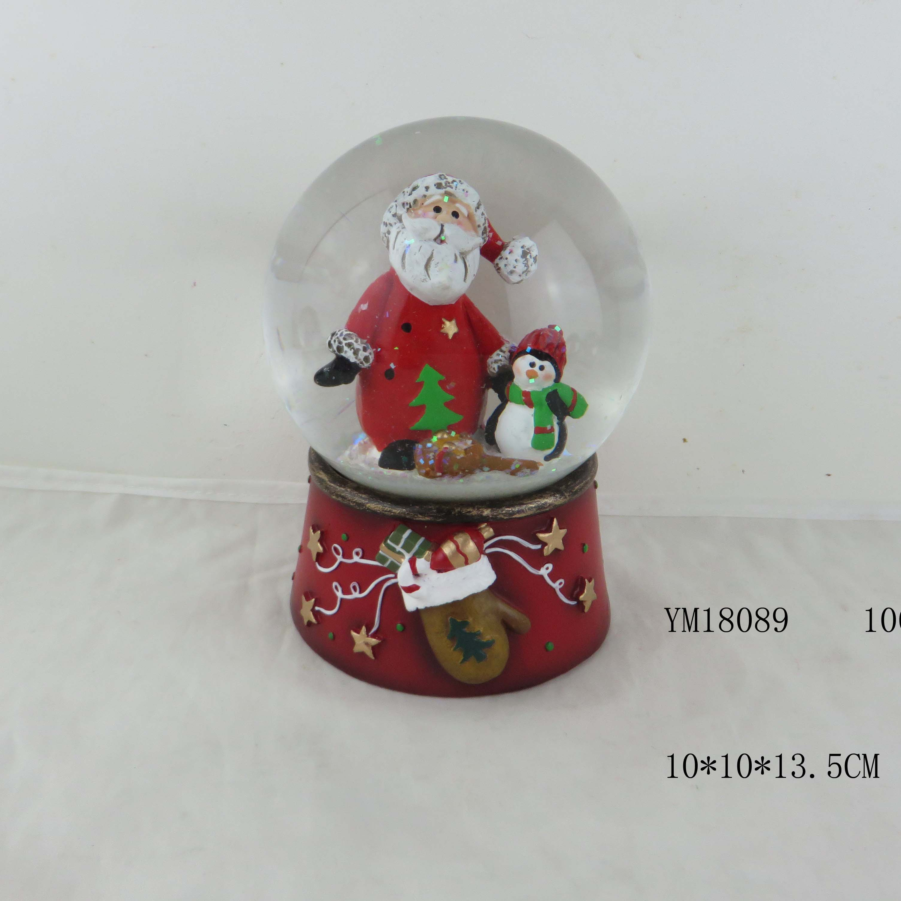 2019 New Product Custom Design snow globe, Christmas water ball