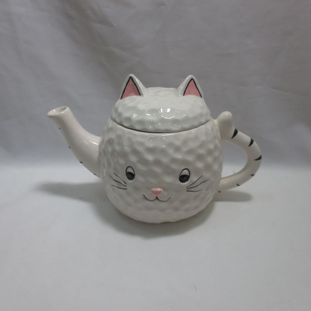Chester The Cat Teapot For Tea Parties,Dining And Kitchen Kitty Decor
