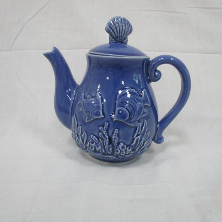 Christmas Ceramic Star Fish Teapot Custom accept