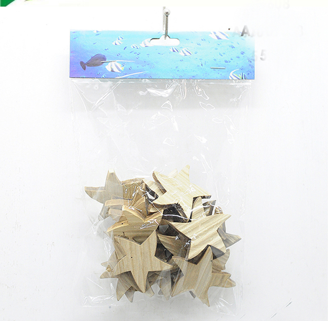 Small wood sea fishes slices in polybag