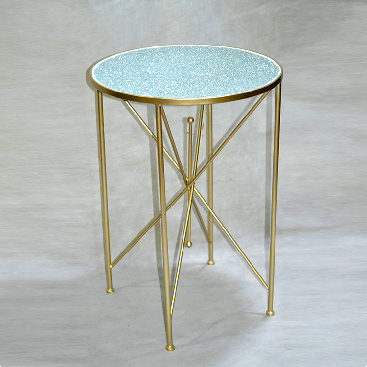 Supplier of Small Metal Coffee Table DIY Round Tray End Table