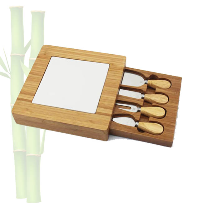 Bamboo Cheese board and knife set,cheese board with knife,slate cheese board wholesale