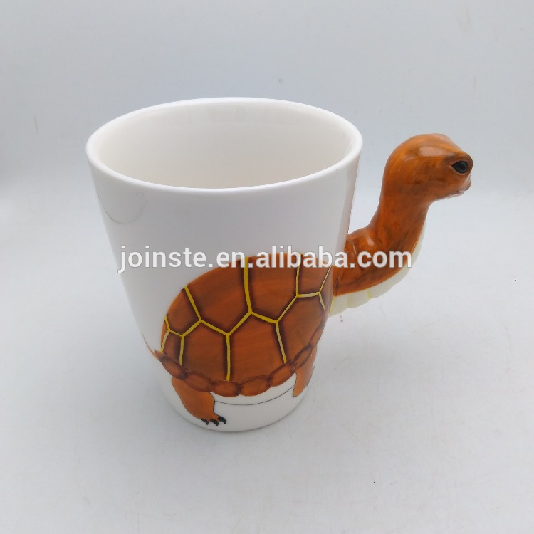 Turtle animal ceramic mug