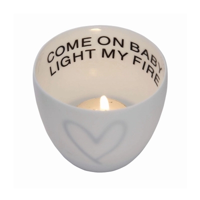 Custom cheap white round shape candle stand candle holder