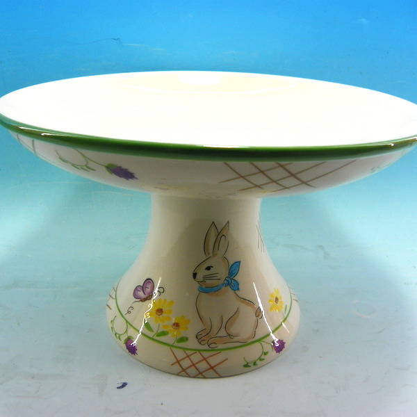 Easter ceramic snack  dishes , Snack Bread Sugar Dessert Serving Platter