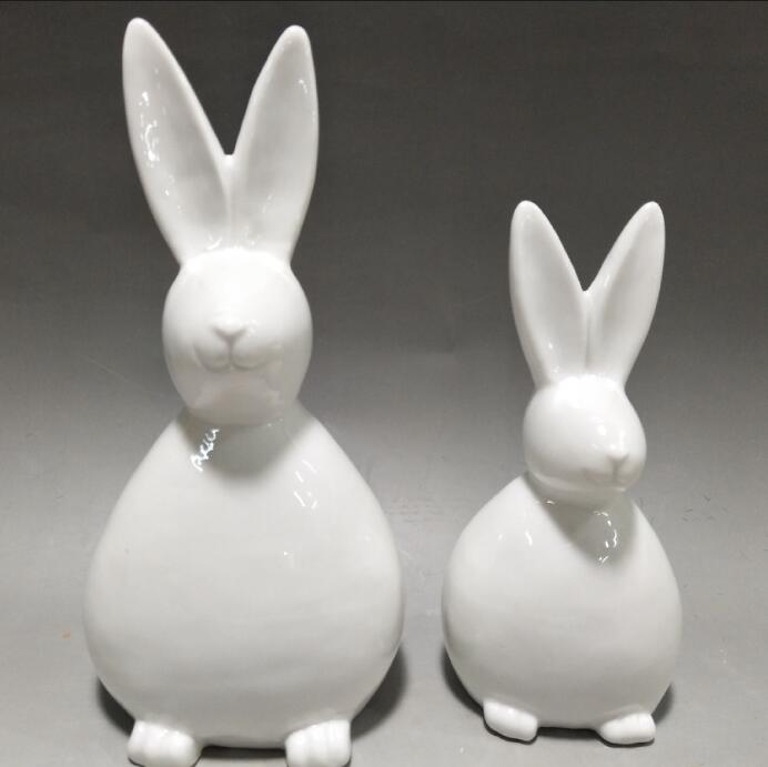 ceramic garden rabbit decoration