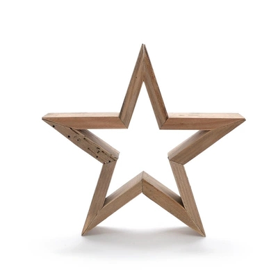 Hand cut Wooden 5 Point Decorative wood stars,driftwood star,wood stars