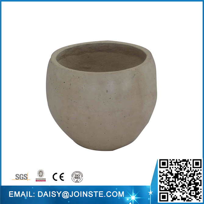 Clay planter pot, cement flower pot