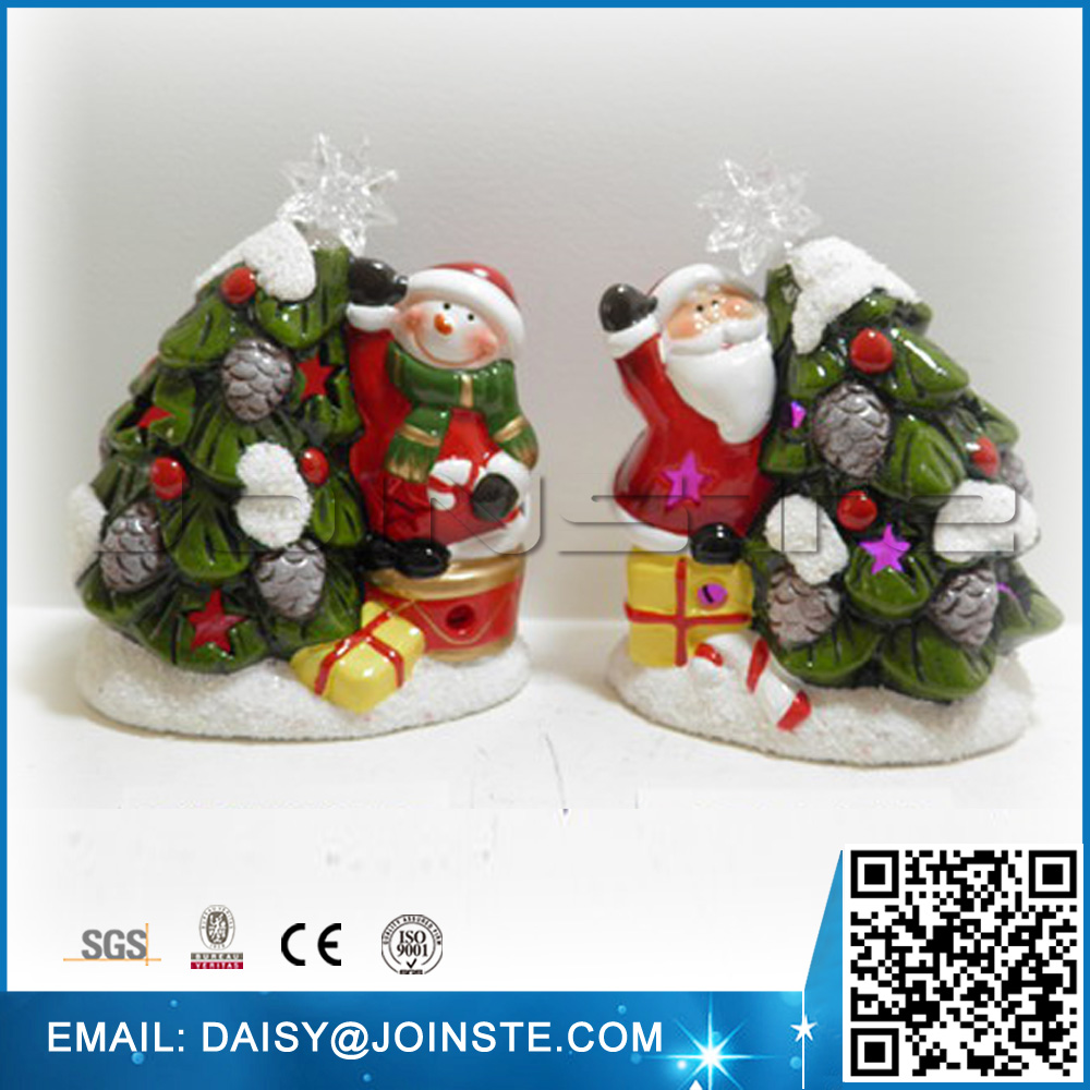 Wooden xmas craft led christmas baubles