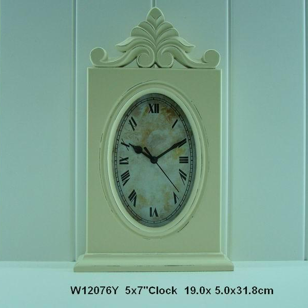 High quality Home decoration MDF desk wooden clock
