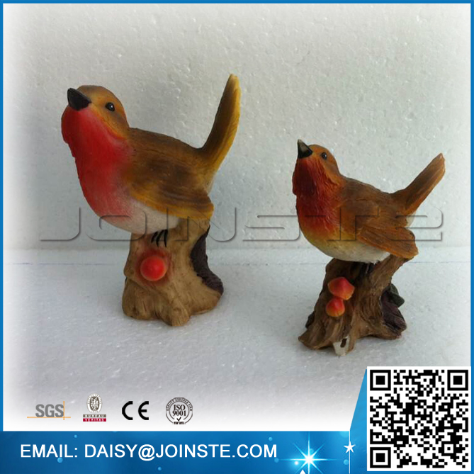 Singing Birds Shaped new design polyresin art