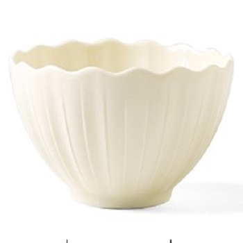 Custom cheap plain white ceramic noodle bowl salad bowl