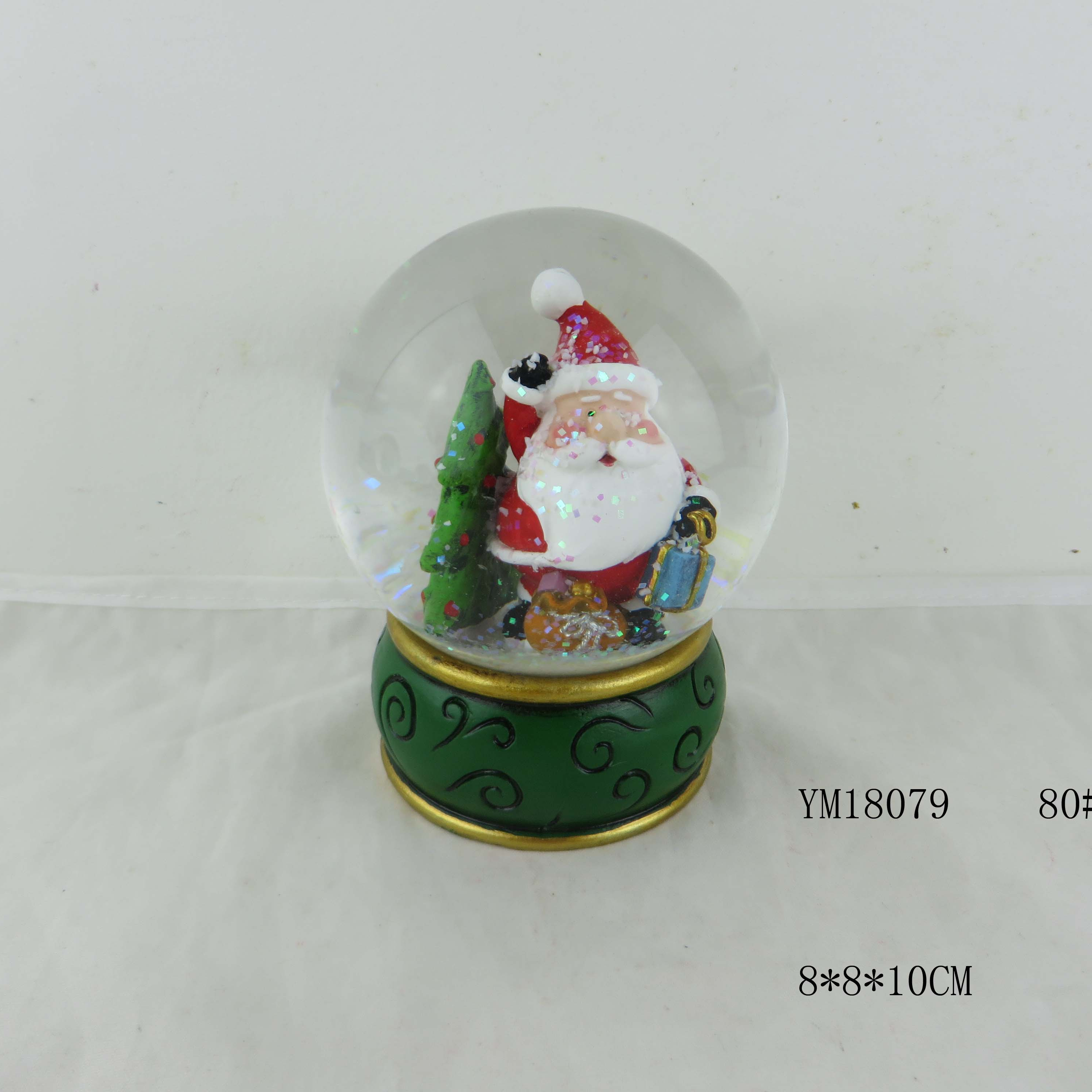 Christmas Decoration Supplies Type Letter Snow Globe of Merry Christmas