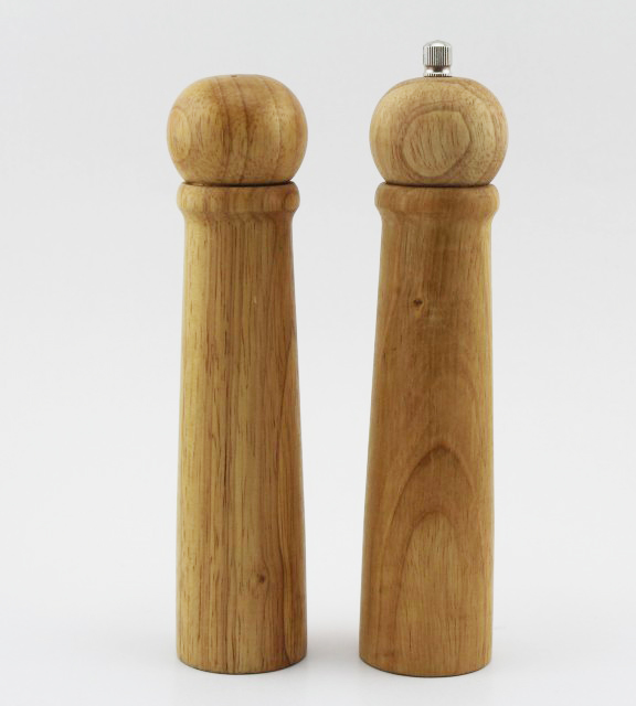 12" Inch Salt and Pepper Grinder – Ceramic Mill with Strong Adjustable Solid Bamboo Grinder SET