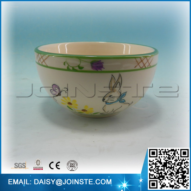 ceramic rabbit bowls