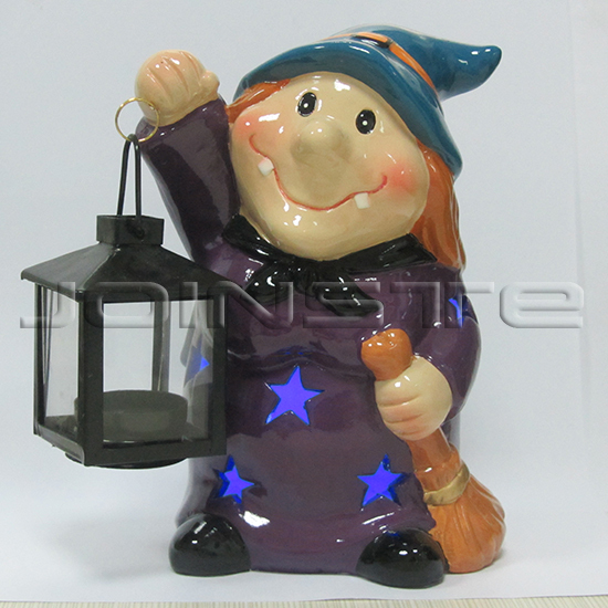 Halloween witches candle lantern