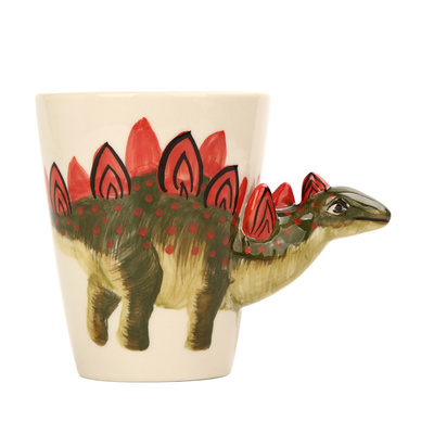 Custom 3D Stegosaurus Mug,Stegosaurus Coffee Cups,Ceramic Dinosaur Mugs
