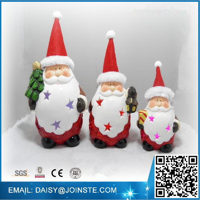 Santa Claus flash led light christmas decoration supplies