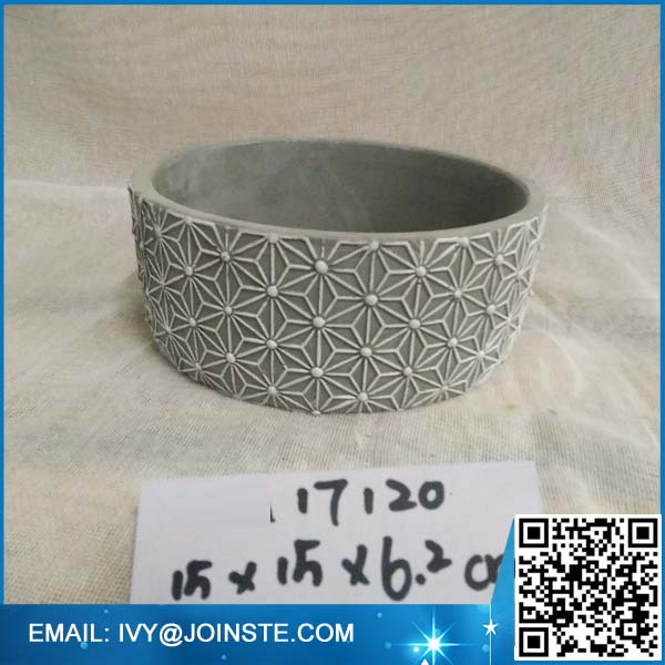 half round cement planter cheap flower planter