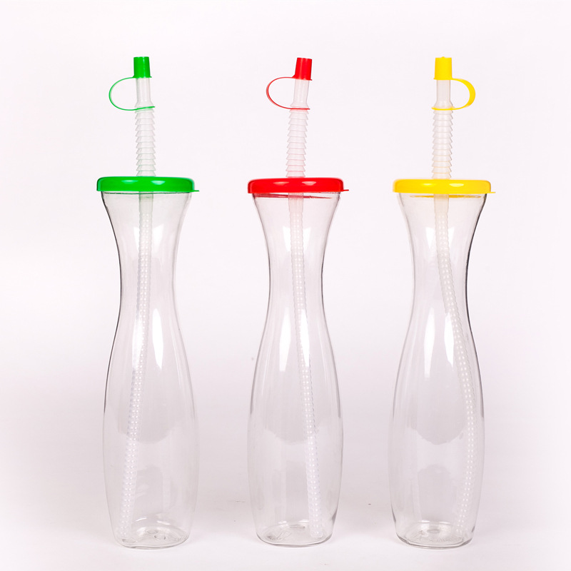 Flower Vase shape Plastic Slush Yard cup, Yard glass 16oz