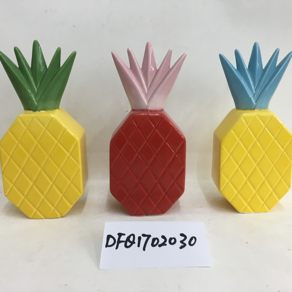 Pineapple shape coin bank, Ananas ceramic  money box