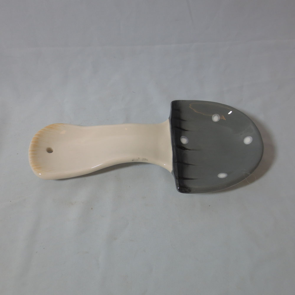 Custom Made Animal Ceramic Spoon rest, Mushroom