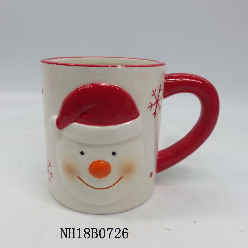 2019 Santa ceramic cups for home decoration
