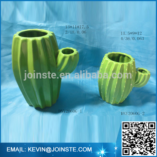 Ceramic cactus,artificial outdoor cactus,grafted cactus