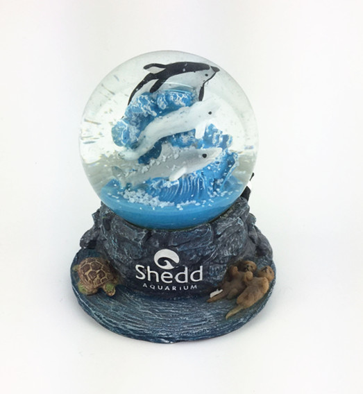 Customized aquarium shark snow globes
