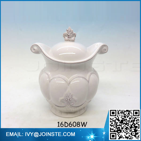New design ceramic sugar bowl high quality sugar bowl and milk jug