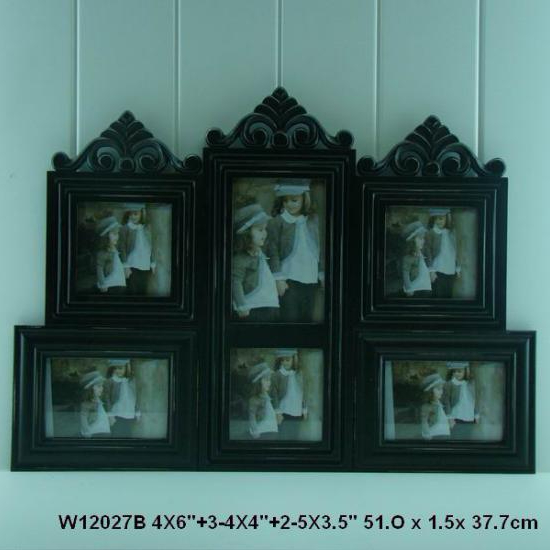 Six pictures wooden photo frame wood picture frame