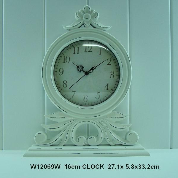 MDF wood antique mantel cheap table clock for sales