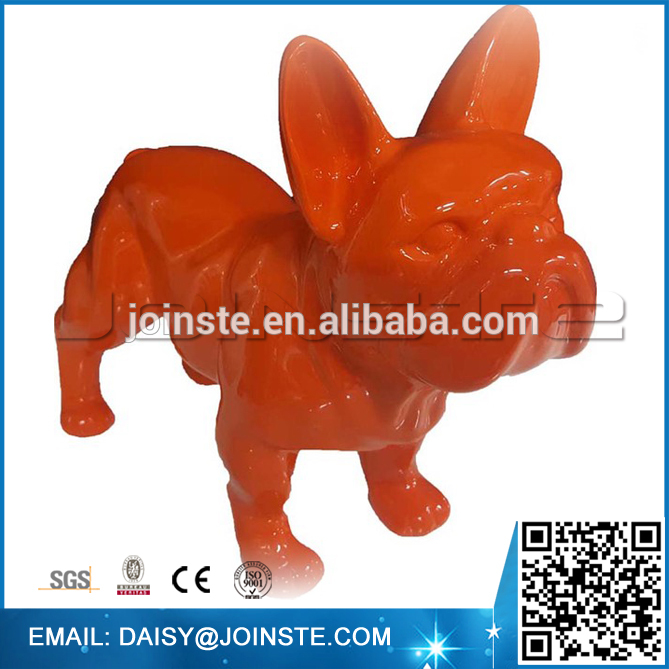 contemporary decorative objects and resin dog figurines,french bulldog figurines,small dog figurines