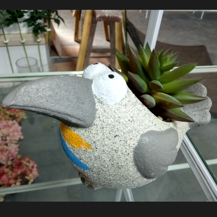 Ceramic Bird Flower Pot,Bird Flower Planters,Bird Plant Pots