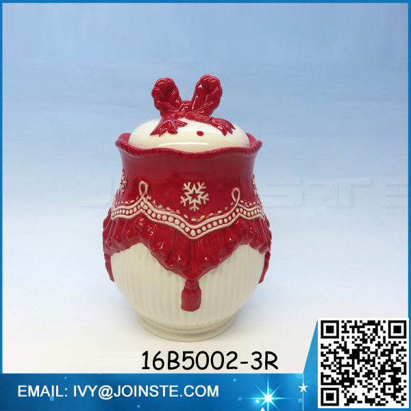 New products ceramic sugar pot and cookie jar ceramic made in China