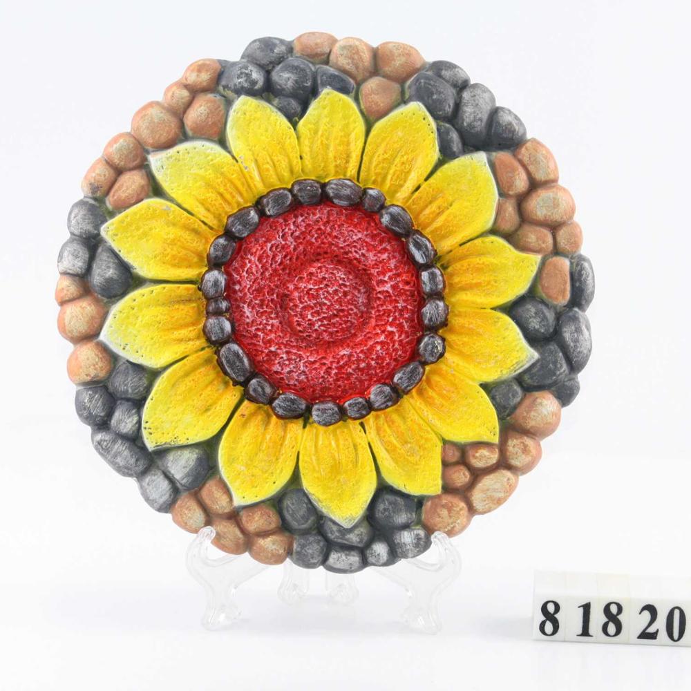 Garden Cement Sunflower Stepping Stone, Customized