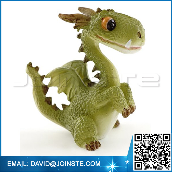 Dragon miniature figurine resin dragon statue
