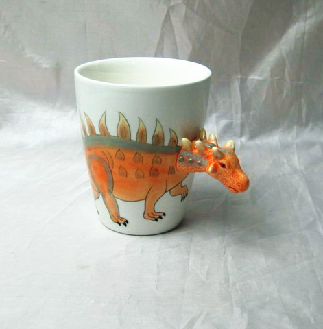 STONEWARE Saurus  MUG 340ML WITH hand printing