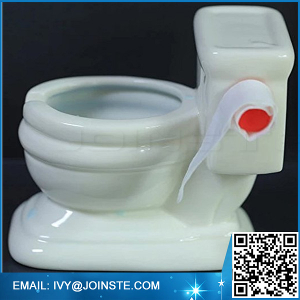 Custom Creative Ceramic Toilet ashtray Home Cigarette Ashtray