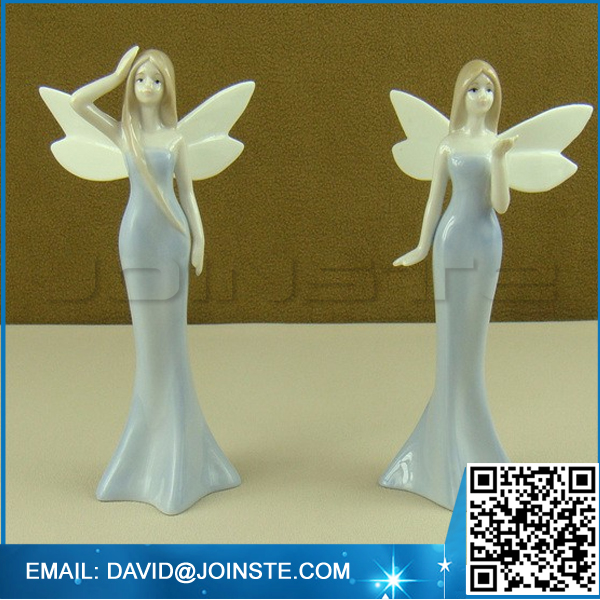 Ceramic fairy figurine girl fairy figurine porcelain fairy ornament