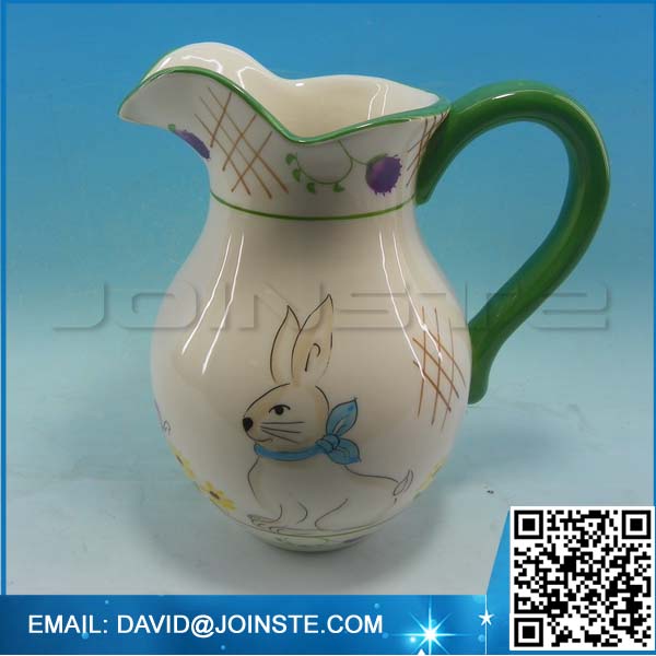 Ceramic rabbit water bottle