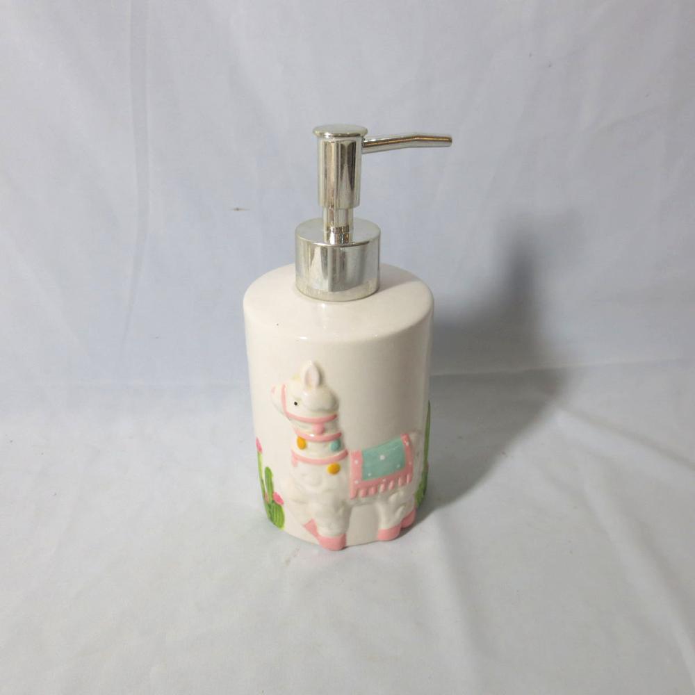 Hand made dolomite  soap  dispenser   3d  llama  liquid  soap dispenser  bottle   custom