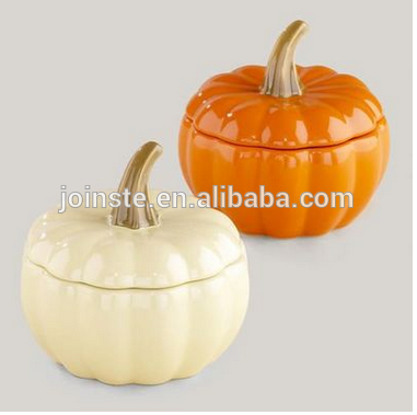 Halloween ceramic hermetic pumpkin Jar