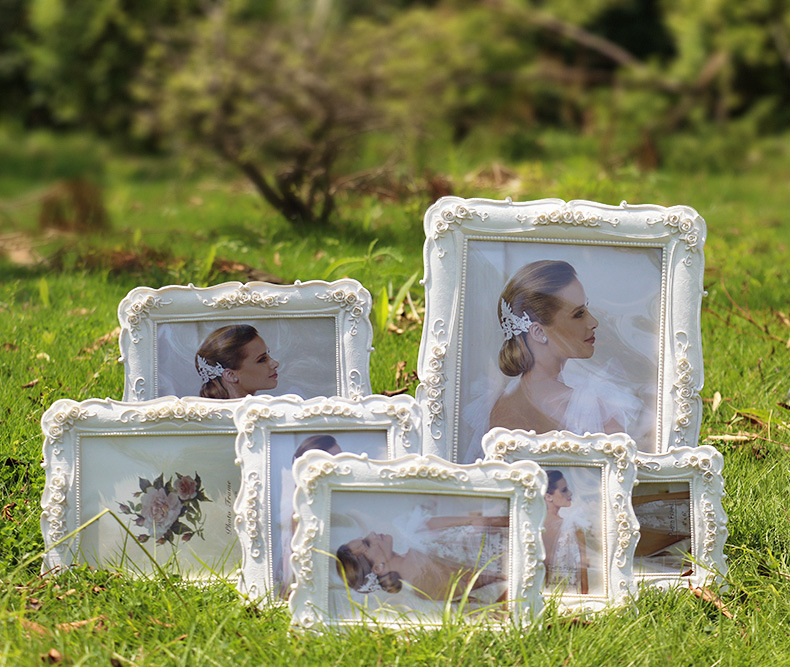 Fashion beautiful picture frame designs / wedding resin photo frame / love frames photo