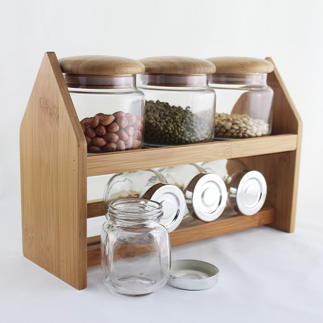Endurance Bamboo Spice Rack (Set of Two)