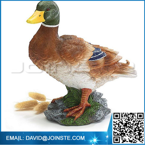 Garden Statue Hand-Painted Heavyweight Mallard Duck