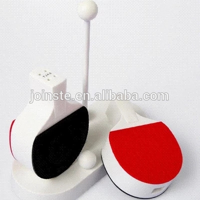 Ping-pong bats table tennis ceramic salt and pepper shaker set