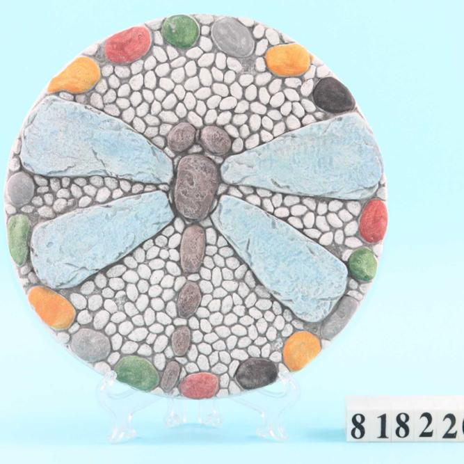 Custom polyresin stepping stone,dragonfly stepping stone