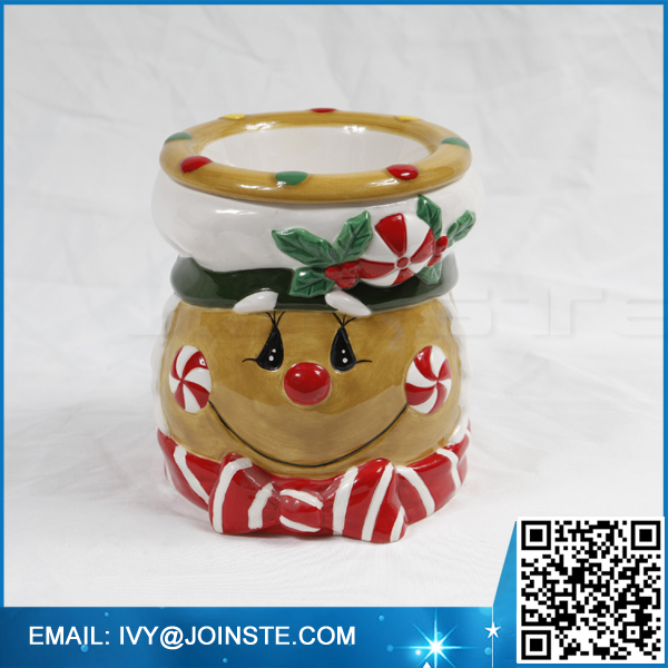 Christmas kids mini candy jars ceramic